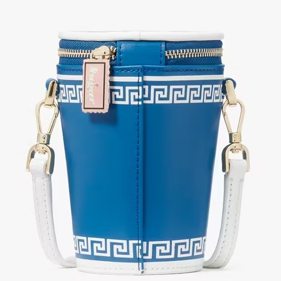 🔹️ Kate Spade🔹️ Collectable/ NOVELTY Coffee Break 3D Crossbody ✨️🩵 - Picture 4 of 5